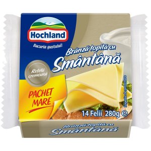 Hochland Sliced Sour Cream Cheese Family Pack 280g / 16 pcs
