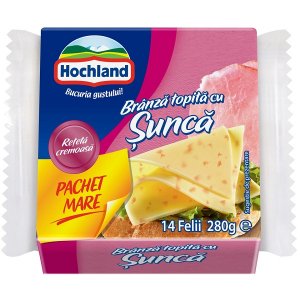 Hochland Sliced Ham Cheese Family Pack 280g / 16 pcs