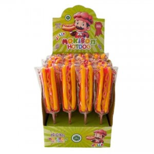 Mokibon Hotdog Candy 24 x 20g