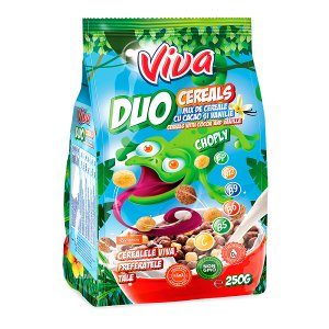 Viva Cocoa And Vanilla Mix Cereals 250g/12pcs
