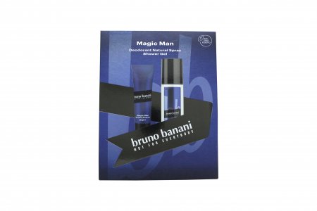Bruno Banani Magic Man Gift Set 75ml Deodorant Natural Spray + 50ml Shower Gel