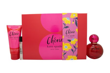 Kate Spade Ch?rie Gift Set 100ml EDP + 7.5ml EDP + 100ml Body Lotion