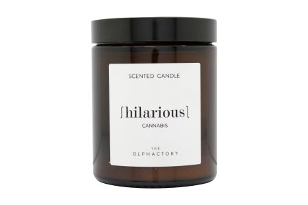 The Olphactory Hilarious Cannabis Scented Candle 135g