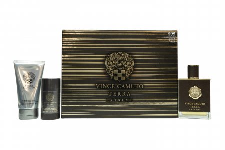 Vince Camuto Terra Extreme Gift Set 100ml EDP + 150ml Shower Gel + 75ml Deodorant Stick
