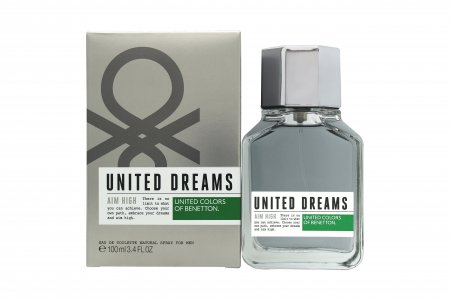 Benetton United Dreams Men Aim High Eau de Toilette 100ml Spray