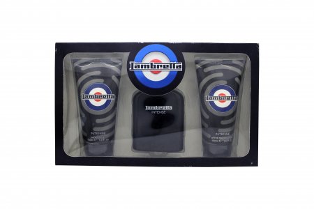 Lambretta Intense Gift Set 100ml EDP + 150ml Shower Gel + 150ml Aftershave Lotion