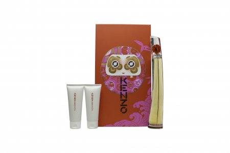 Kenzo Flower by Kenzo L'Absolue Gift Set 100ml EDP + 2 x 75ml Body Lotion