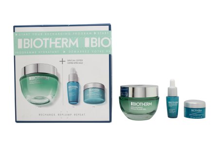 Biotherm Aquasource Gift Set 50ml Aquasource Hyalu Plump Gel + 7ml Life Plankton Regenerating Serum + 5ml Life Plankton Eye