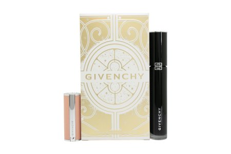 Givenchy L'Interdit Mascara Gift Set: Mascara 8g - 01 Black + Mini Rose Perfecto Lip Balm 1.5g - 001
