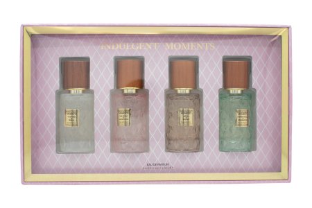 Indulgent Moments Replica Gift Set 15ml Cashmere & Vanilla EDP + 15ml Pink Peony & Water Lotus EDP + 15ml Neroli & Sea Salt EDP + 15ml Jasmine Petals & Cedarwood EDP