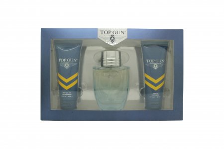 Top Gun Rivet Gift Set 100ml EDT + 100ml Shower Gel + 100ml Aftershave Balm