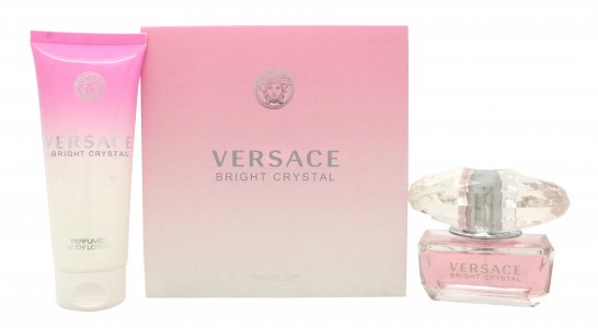 Versace Bright Crystal Gift Set 50ml EDT + 100ml Body Lotion