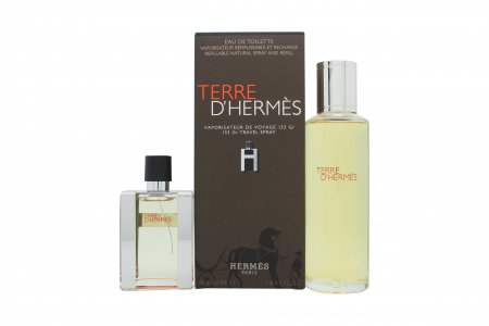 Herm?s Terre d'Herm?s Gift Set 30ml EDT Refillable + 125ml EDT Refill