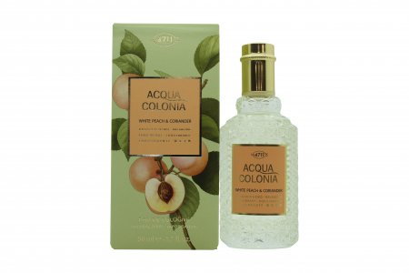 M?urer & Wirtz 4711 Acqua Colonia White Peach & Coriander Eau de Cologne 50ml Spray