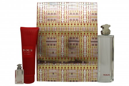 Tous Gift Set 90ml EDT Spray + 150ml Body Lotion + 4.5ml EDT