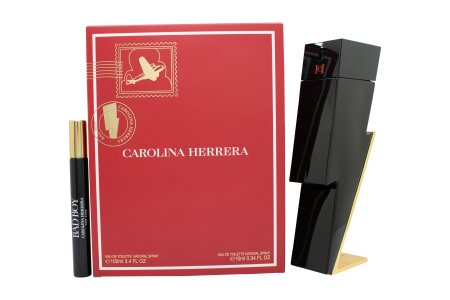 Carolina Herrera Bad Boy Gift Set 100ml EDT + 10ml EDT