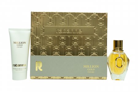 Paco Rabanne Million Gold for Her Gift Set 50ml EDP + 100ml Body Lotion