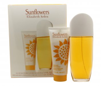 Elizabeth Arden Sunflowers Gift Set 100ml EDT + 100ml Body Lotion