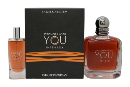 Giorgio Armani Emporio Armani Stronger With You Intensely Gift Set 100ml EDP + 15ml EDP