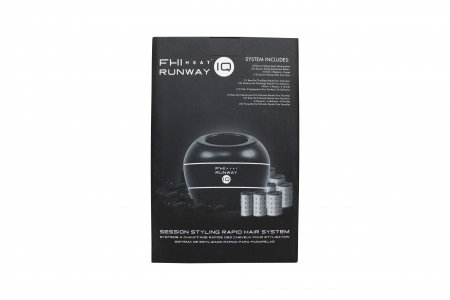 FHI Heat Runway IQ Kit Rapid Heating Base + 4 x Small/Medium/Large Rapid Hot Rollers + 12 Grip Clips