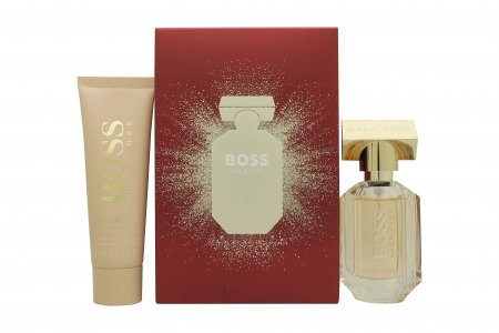 Hugo Boss The Scent Gift Set 30ml EDP Spray + 50ml Body Lotion (The Scent for Her by Hugo Boss is a Gift Set consisting of 30ml Parfum Spray and with a Body Lotion.)