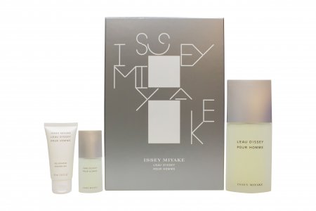 Issey Miyake L'Eau d'Issey Pour Homme Gift Set 125ml EDT + 50ml Shower Gel + 15ml EDT