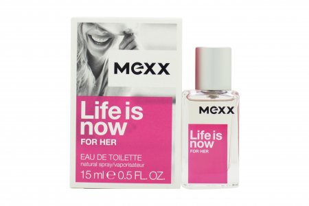 Mexx Life Is Now for Her Eau de Toilette 15ml Spray