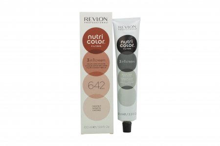 Revlon Nutri Color Filters 3 in 1 Cream Hair Colourant 100ml - 642 Chestnut