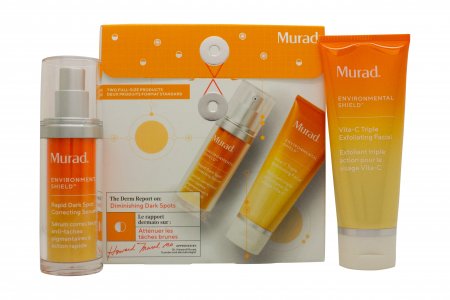 Murad The Derm Report Diminishing Dark Spots Gift Set 30ml Correcting Serum + 80 Face Exfoliator (This gift set contains:
1x 30ml Rapid Dark Spot Correcting Serum
1x 80ml Vita-C Triple Exfoliating Facial)