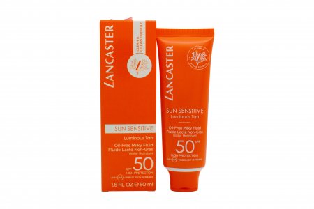Lancaster Sun Sensitive Luminous Tan Oil Free Milky Fluid SPF50 50ml