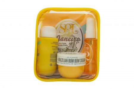 Sol De Janeiro Bum Bum Jet Gift Set 50ml Brazilian Bum Bum Body Cream + 90 Shower Gel + 30ml Cheirosa '62 Body Mist