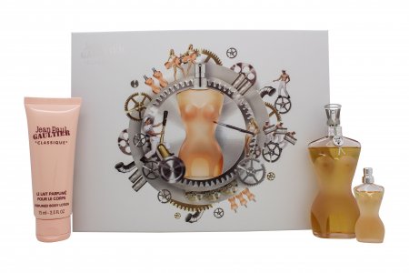 Jean Paul Gaultier Classique Gift Set 50ml EDT + 75ml Body Lotion + 6ml EDT