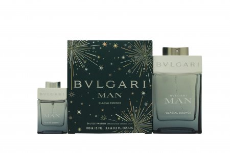 Bvlgari Man Glacial Essence Gift Set 100ml EDP + 15ml EDP