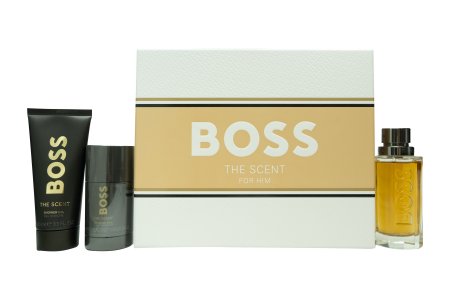 Hugo Boss Boss The Scent Gift Set 100ml EDT + 100ml Shower Gel + 75ml Deodorant Stick