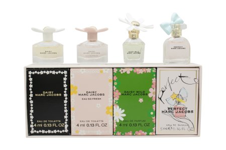 Marc Jacobs Miniature Gift Set 5ml Perfect EDP + 4ml Daisy Wild EDP + 4ml Daisy Eau So Fresh EDT + 4ml Daisy EDT