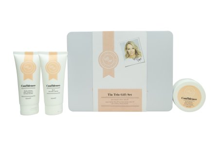 Katie Price Confidence Tin Trio Gift Set 100ml Rich Shower Gel + 100ml Body Cream + 100ml Body Butter