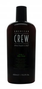 American Crew Tea Tree 3-in-1 Shampoo, Conditioner & Body Wash 450ml