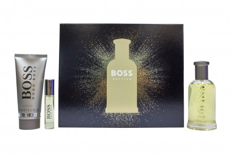 Hugo Boss Boss Bottled Gift Set 100ml EDT + 100ml Shower Gel + 10ml EDT